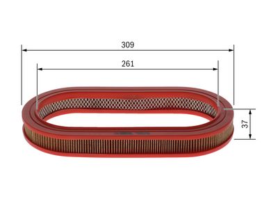 LUFTFILTER BOSCH 1457433648 4