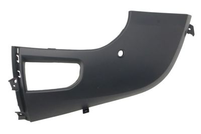 Bumper hoek Voor Links (met parkeersensor gaten, zwart) past: LAND ROVER DEFENDER II 09.19-