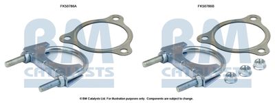 Монтажен комплект, изпускателна тръба BM Catalysts FK50786