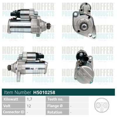 Startér HOFFER H5010258