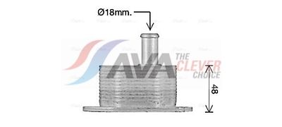 RADIATOR ULEI ULEI MOTOR AVA Clever Choice FD3669 1