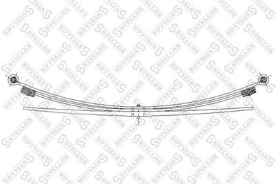 комплект пружини STELLOX 12-00024-SX