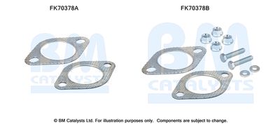 Zestaw montażowy, rura wydechowa BM CATALYSTS FK70378