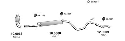 SISTEM DE ESAPAMENT ASSO ART4640