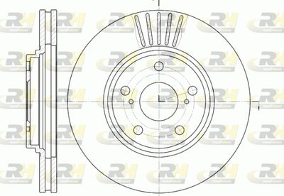 ROADHOUSE 61228.10 Тормозные диски для TOYOTA PREVIA II (_R3_) 2.4 (ACR30)