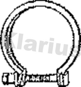 KLARIUS Klemstuk, uitlaatsysteem (430484)