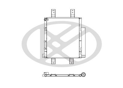 Condensator, climatizare Koyorad CD070334M
