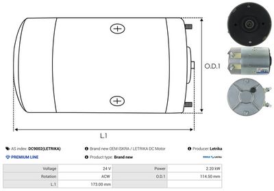 MOTOR ELECTRIC AS-PL DC9002LETRIKA 3