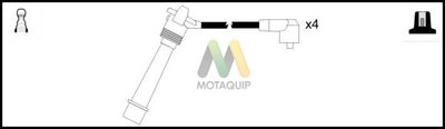 Комплект проводов зажигания MOTAQUIP LDRL1480 для LANCIA Y
