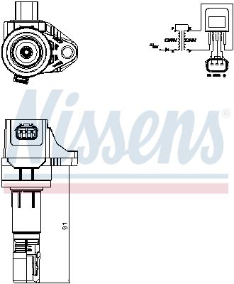 Bobina de inductie NISSENS 966578