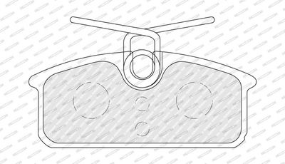 BREMSBELAGSATZ SCHEIBENBREMSE FERODO FDB4893 1