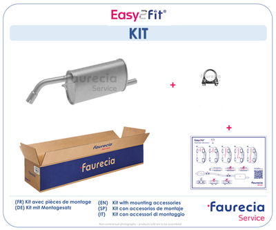 Faurecia FS75136 Глушник вихлопних газів для SMART (Смарт)