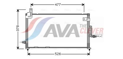 кондензатор, климатизация AVA Clever Choice DW5044