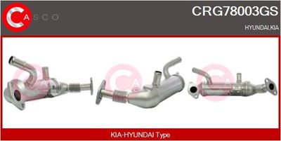 RADIATOR RECIRCULARE GAZE DE ESAPAMENT CASCO CRG78003GS