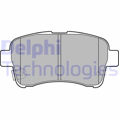 Комплект тормозных колодок, дисковый тормоз DELPHI LP2205 для SUZUKI LIANA