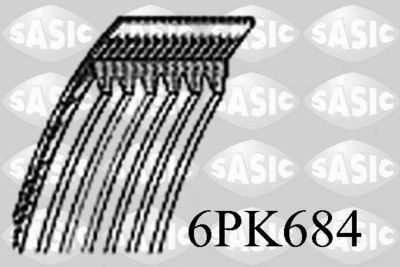 Pasek klinowy wielorowkowy SASIC 6PK684 produkt