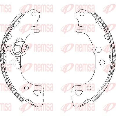 Brake Shoe 4126.00