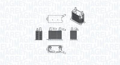 маслен радиатор, двигателно масло MAGNETI MARELLI 350300006900
