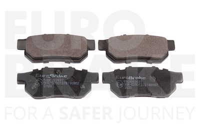 EUROBRAKE 5502222627 Тормозные колодки и сигнализаторы  для HONDA CIVIC V седан (EG, EH) 1.6 16V Vtec (EH9)