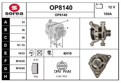 GENERATOR SNRA OP8140