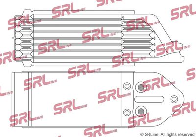 Olejový chladič, motorový olej SRLine 9565L8-1