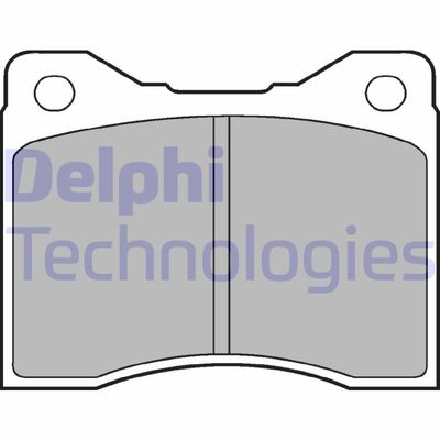 Комплект тормозных колодок, дисковый тормоз DELPHI LP60 для BMW 2500-3.3