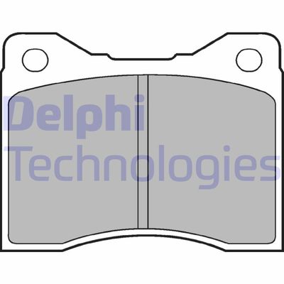 Комплект тормозных колодок, дисковый тормоз DELPHI LP60 для BMW 1502-2002