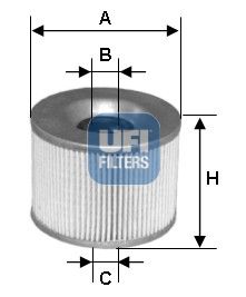 UFI Alyvos filtras