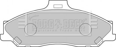 Комплект тормозных колодок, дисковый тормоз BORG & BECK BBP1887 для FORD RANGER