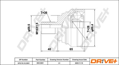 SET ARTICULATIE PLANETARA DR!VE+ DP2110103091 3