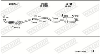 SISTEM DE ESAPAMENT WALKER VWK019238