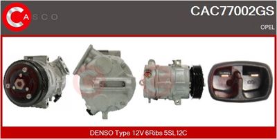 COMPRESOR CLIMATIZARE CASCO CAC77002GS