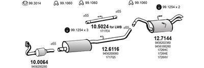 Układ wydechowy ASSO ART2967