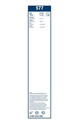 LAMELA STERGATOR BOSCH 3397010298 5