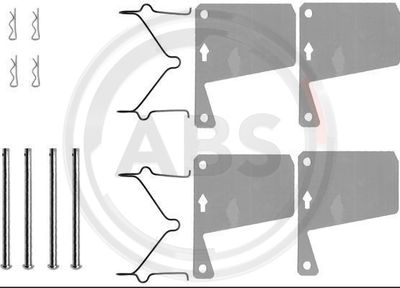 Комплектующие, колодки дискового тормоза A.B.S. 0960Q для FORD CONSUL