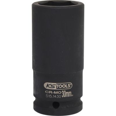 Ks Tools - Nadstavec rázový šesťhranný dlhý 3/4" 30mm