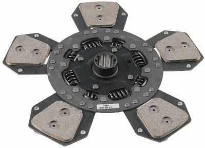 Koppelingsplaat/plaat keramiek (295mm aantal peddels: 5)