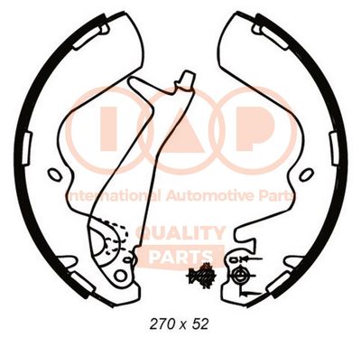 Комплект тормозных колодок IAP QUALITY PARTS 705-07080 для HYUNDAI GALLOPER