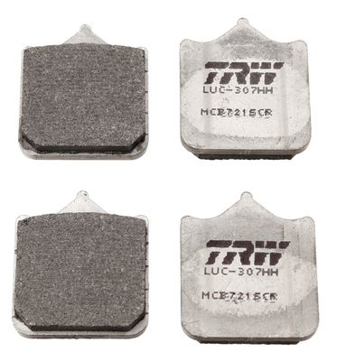 Zestaw klocków hamulcowych, hamulce tarczowe TRW MCB721SCR