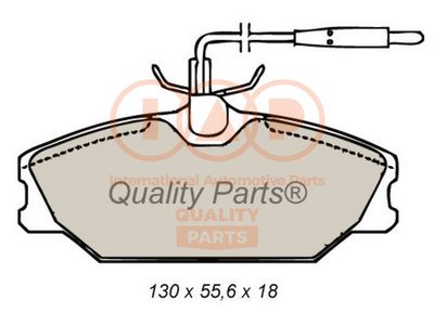 Комплект тормозных колодок, дисковый тормоз IAP QUALITY PARTS 704-20000 для DAEWOO LUBLIN