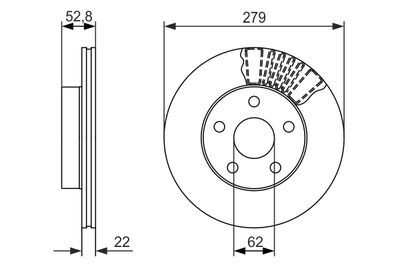 DISC FRANA BOSCH 0986479618