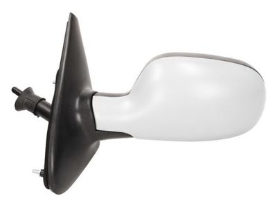 Zijspiegel Links (mechanisch, asferisch, under-coated) past: RENAULT MEGANE I 09.99-08.03