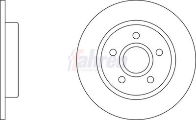 Fahren Brake Disc FBD6705