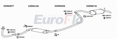 Układ wydechowy EUROFLO RN25251001D
