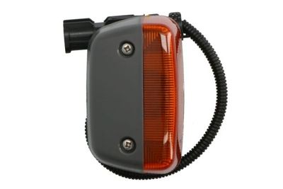 Knipperlicht voor Links/Rechts (kleur van het glas: oranje, met lampvoet)
