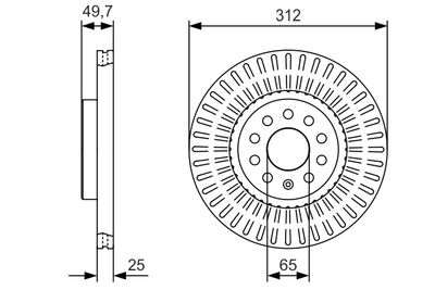 Brake Disc 0 986 479 C29