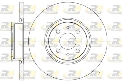 ROADHOUSE 6860.00 Тормозные диски  для LANCIA LYBRA SW (839_) 1.6 16V (839BXA1A)