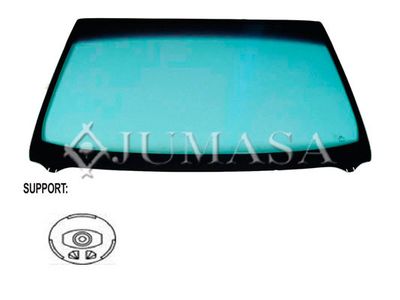 JUMASA V3035522 Стекло лобовое  для VW POLO (Фольксваген_ Поло)