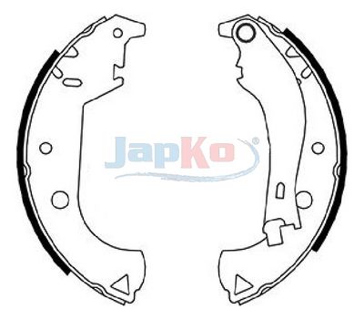 комплект спирачна челюст JAPKO