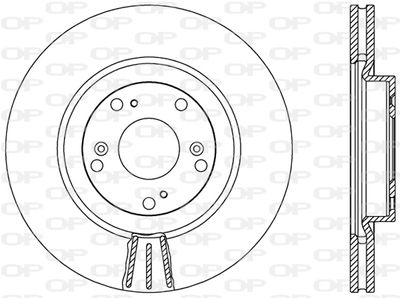 OPEN PARTS BDR2473.20 Тормозные диски  для HONDA CR-V (Хонда Кр-в)